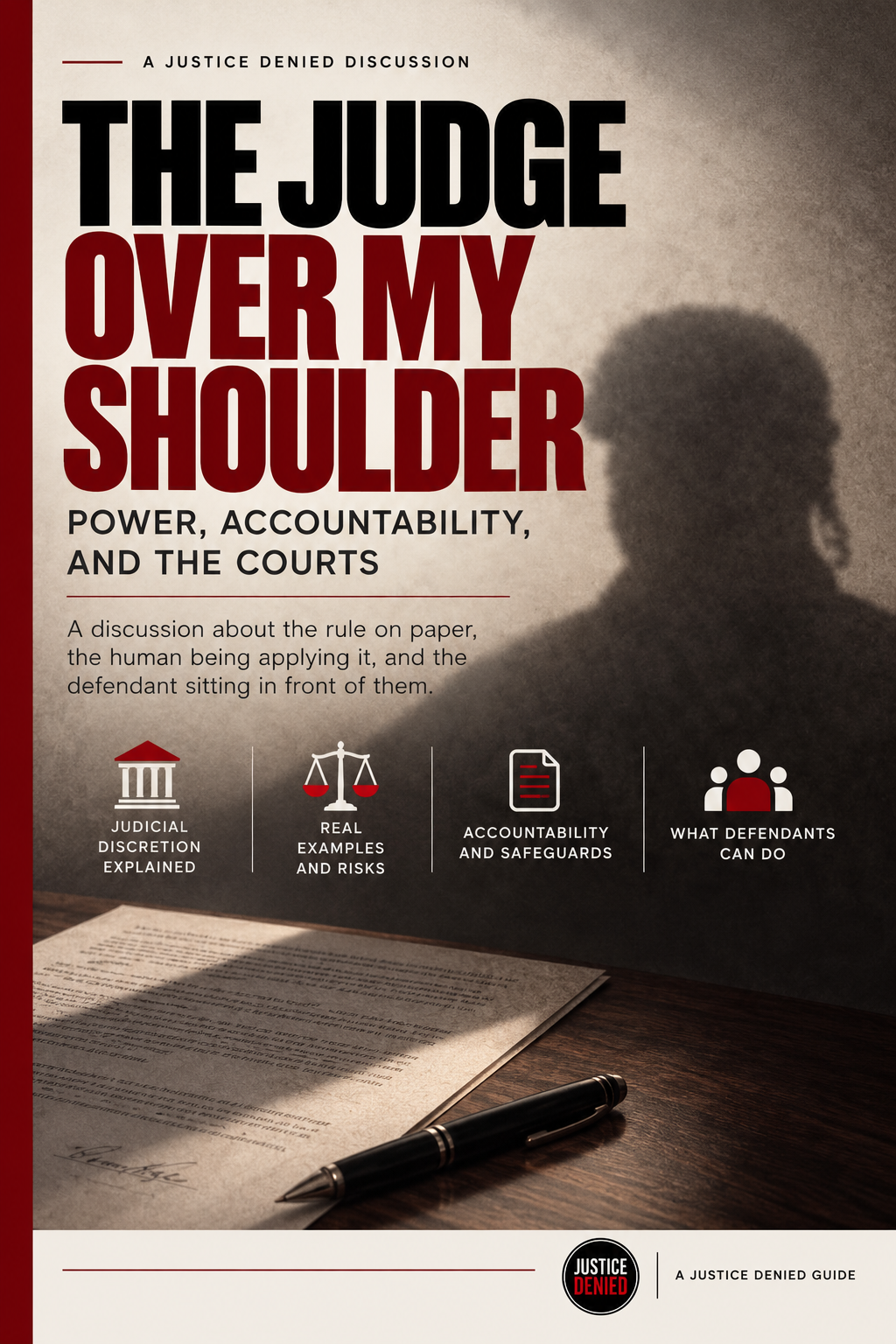 The Judge Over My Shoulder Cover